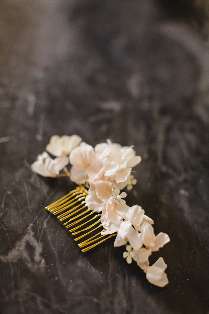 wedding jewellery flower comb for wedding hairstyle